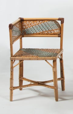 19th Century Perret & Vibert Rattan Set