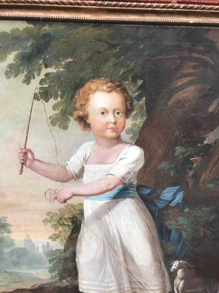 19th Century Portrait of a Young Boy For Sale 8