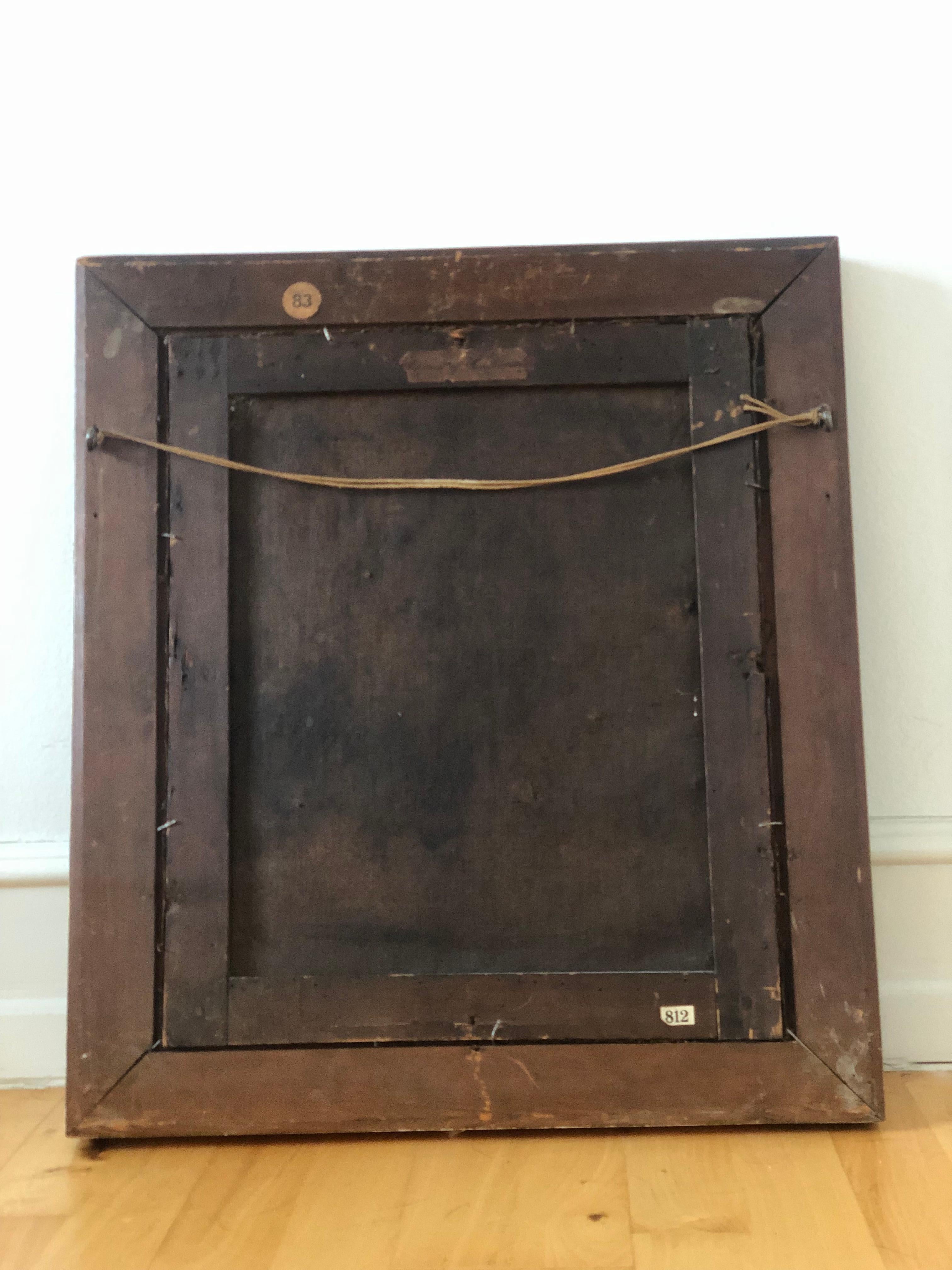 Portrait d'un gentleman danois peint par Hans Hansen au XIXe siècle en vente 2