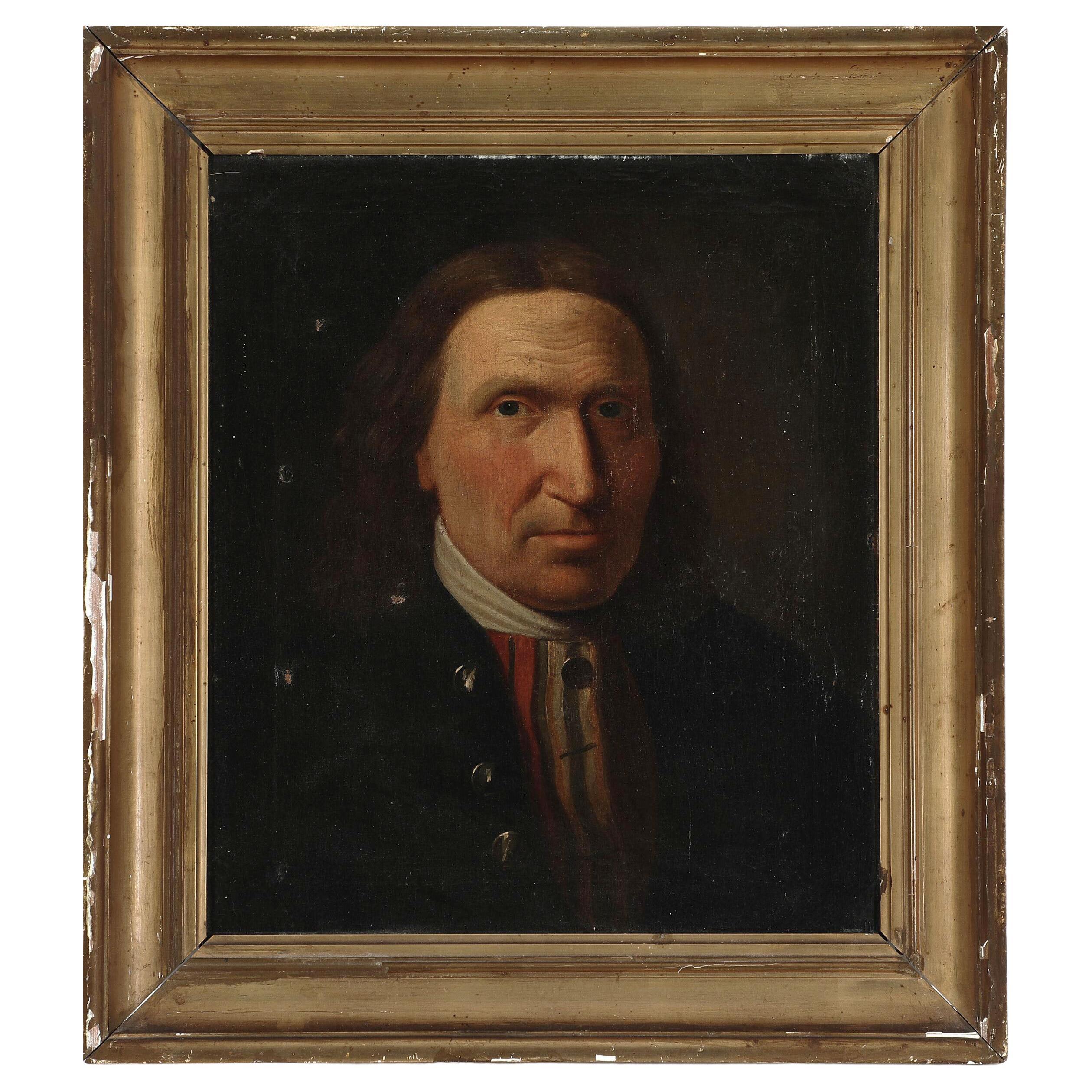 Un ritratto di un gentiluomo danese del XIX secolo di Hans Hansen
