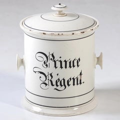 A 19th Century Pottery Jar inscribed Prince Regent