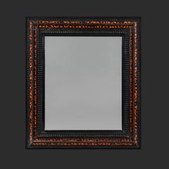 A 19th Century Red Faux Tortoiseshell Mirror