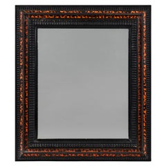 A 19th Century Red Faux Tortoiseshell Mirror