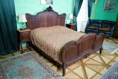 A 19th century rococo castle mirror bedroom