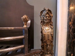 19th Century Rococo Style Fire Grate