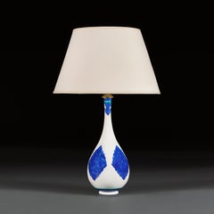 A 19th century Samson Persian Style Bottle Vase as a Lamp