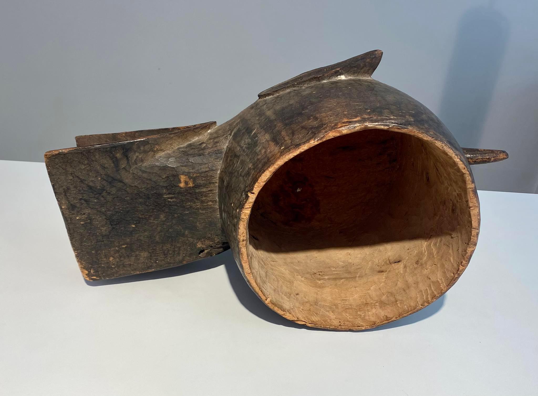 Máscara de casco senufo de tipo kponyugu Senufo Senoufo Costa de Marfil Costa de Marfil en venta 6