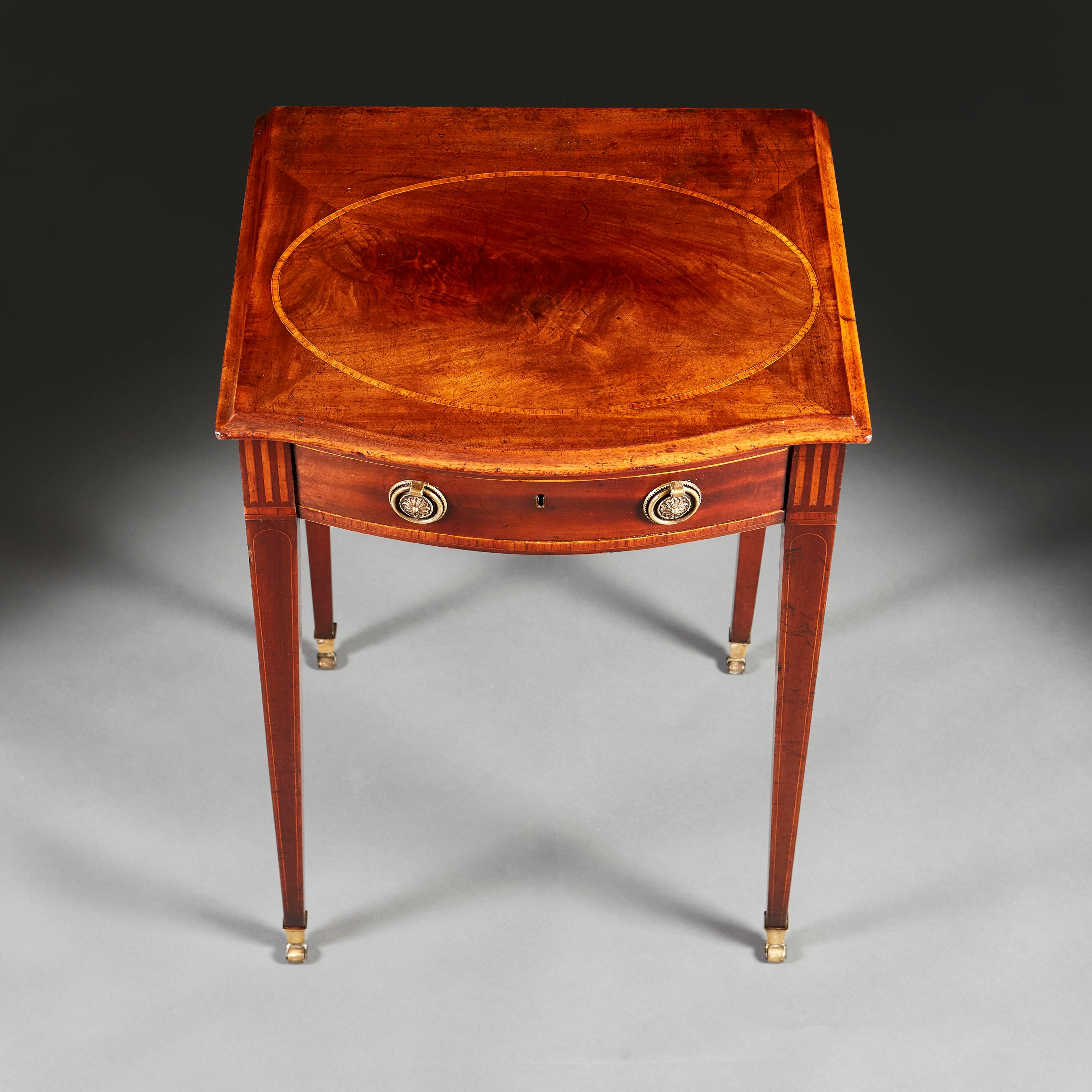 English 19th Century Serpentine Occasional Table