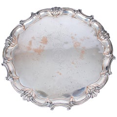 A 19th century Sheffield Silver on copper Salver