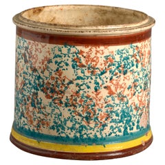 19th Century Sicilian Pottery Planter