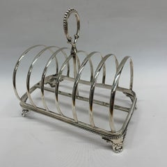 19th Century Silver Toast Rack