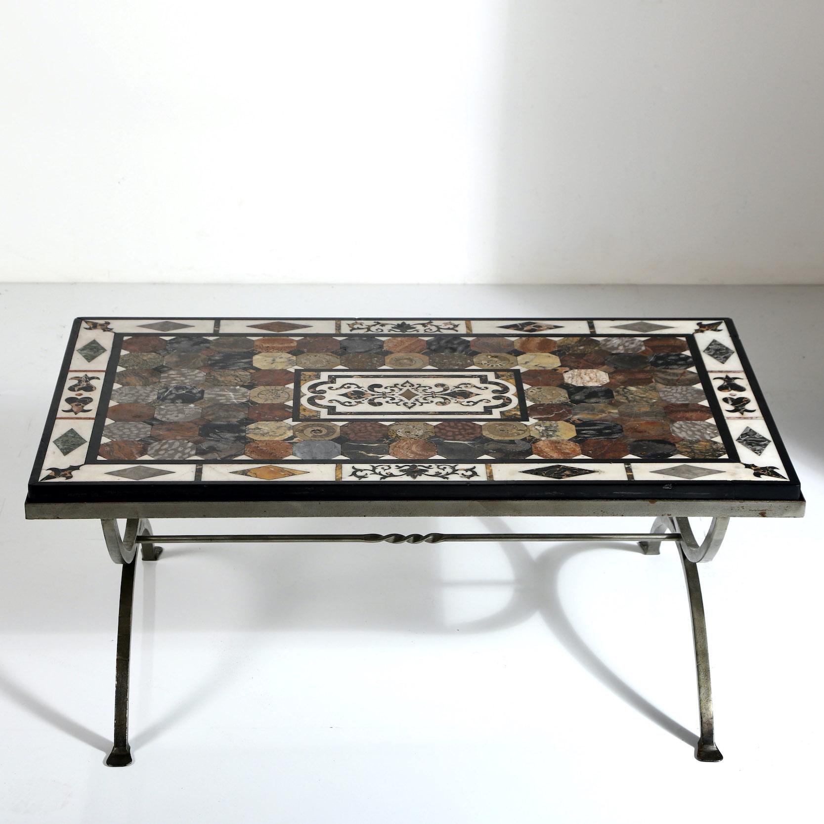 19th Century Specimen Fossil & Marble Table In Good Condition In Petworth, GB