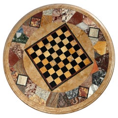 A 19th Century Specimen Marble Games Table