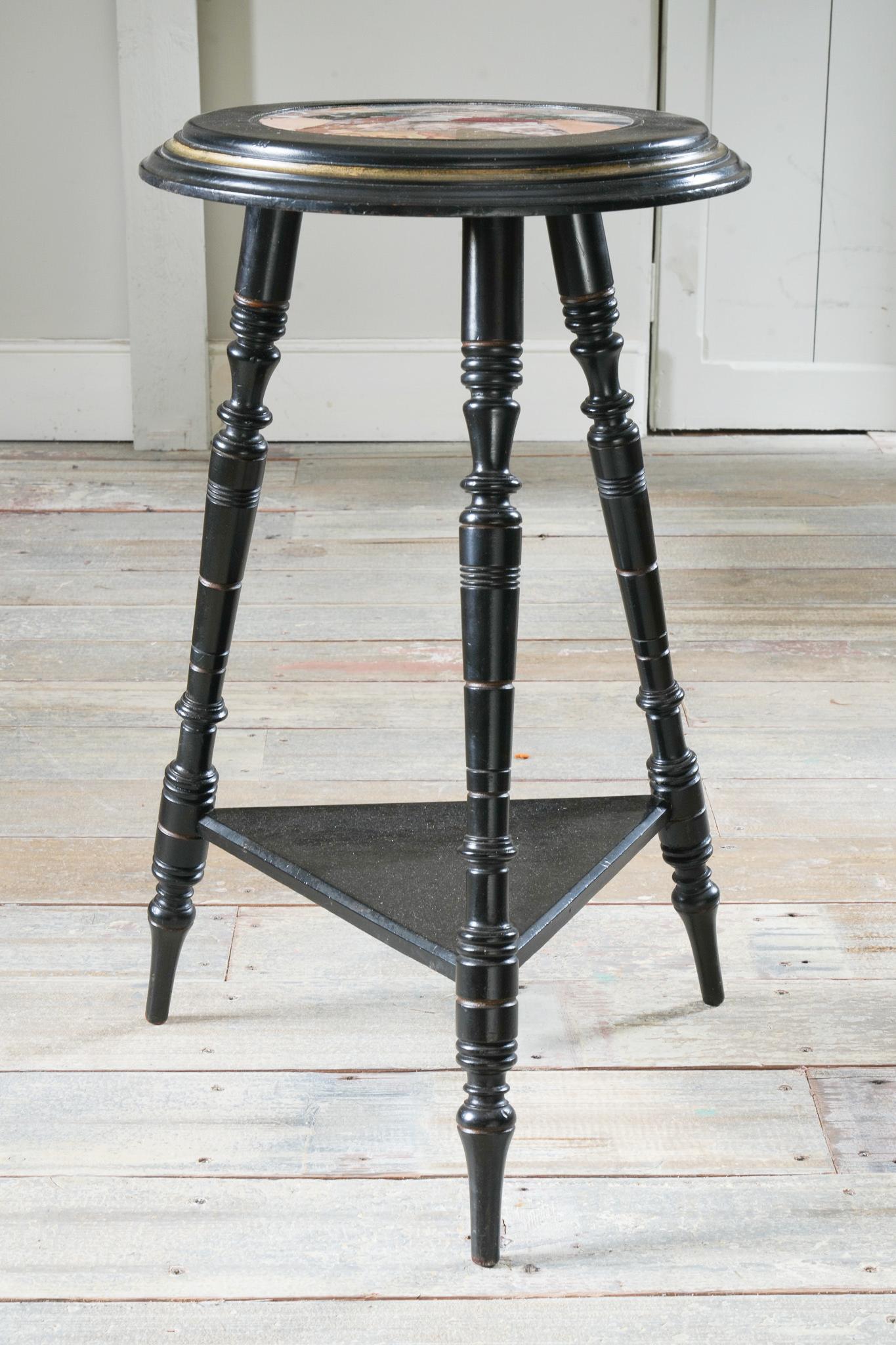 A 19th Century Specimen Marble Side Table 2