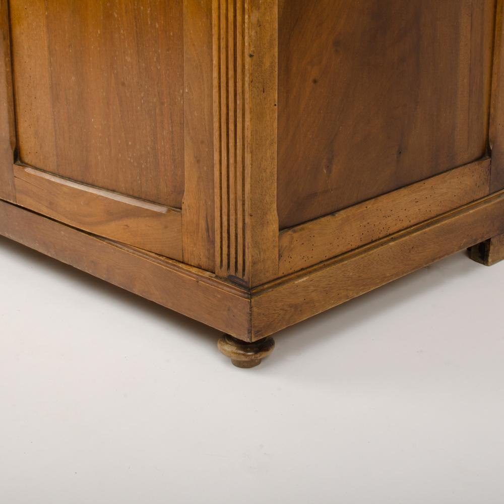 A 19th Century Walnut Sink Cabinet with Marble Countertop 3