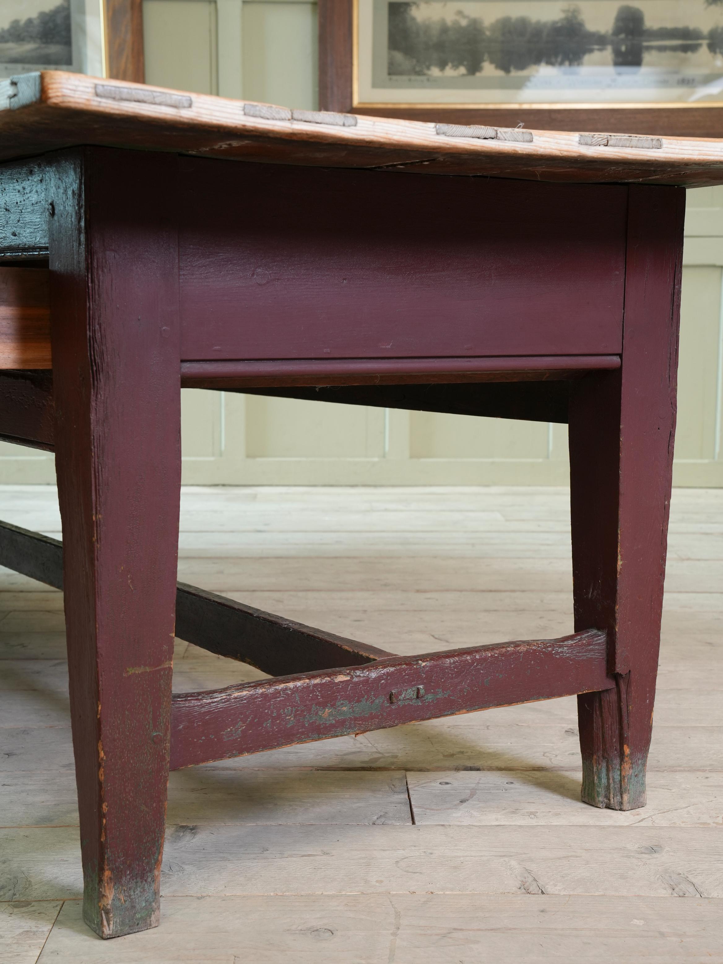 19th Century Welsh Scrub Top Kitchen Table 2