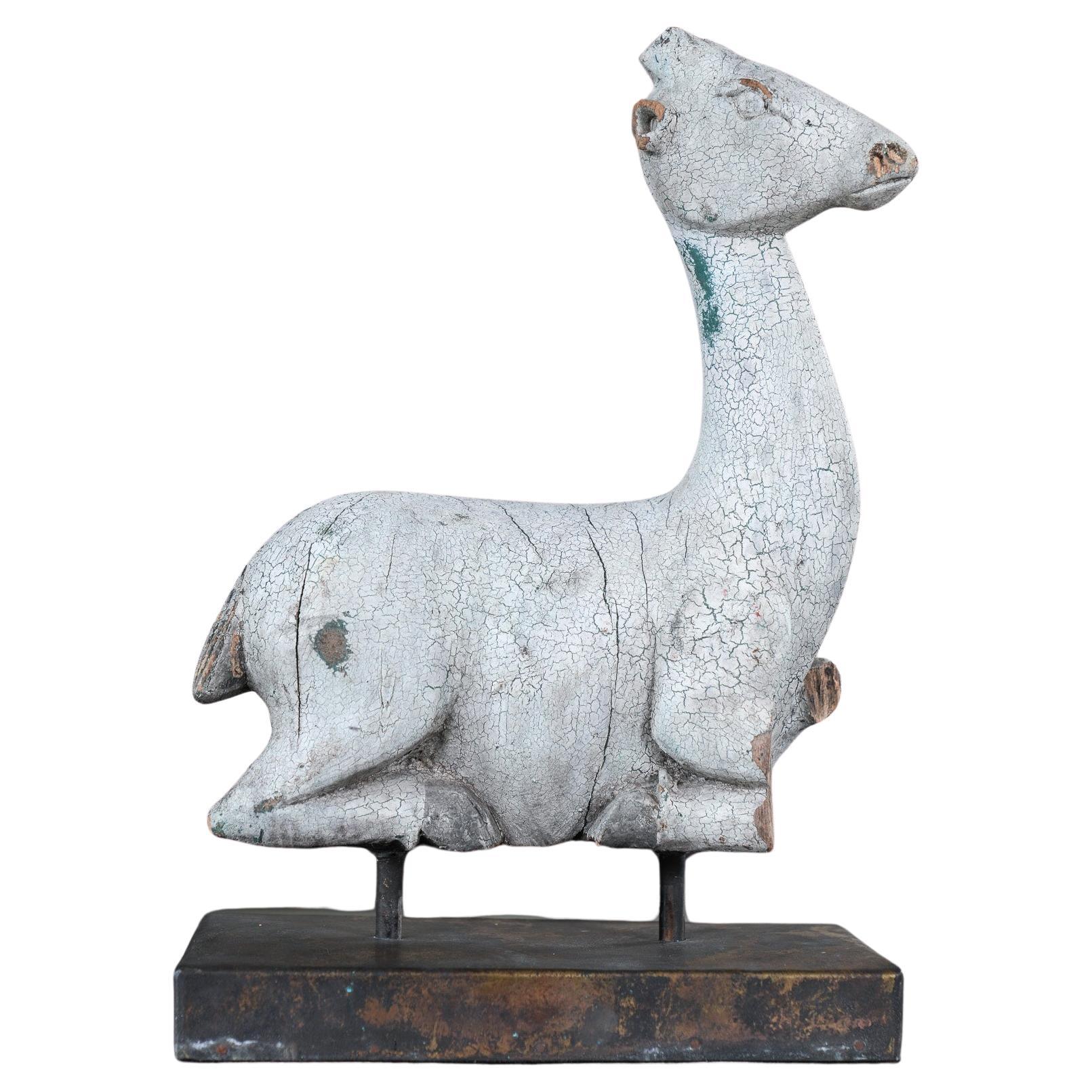 A 19th Century White Hart For Sale