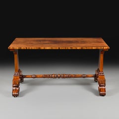A 19th Century William IV Goncalo Alves Writing Table