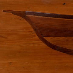 A 19th Century Yawl or Ketch Half Hull Model or Block Constructed in an Interest