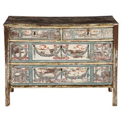 Antique A 19th-Century Italian Painted Dresser