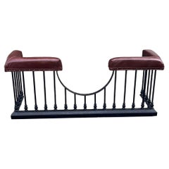 A 19thc English Cast Iron Club Fender