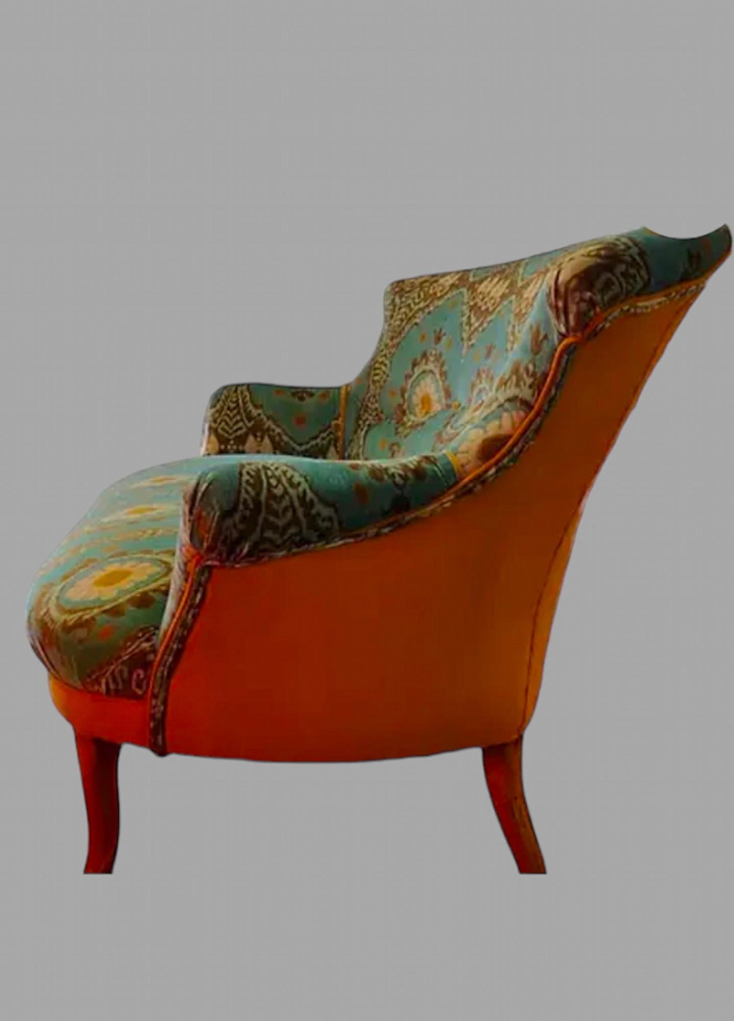 Victorian 19th Century French Two Seater Canape For Sale