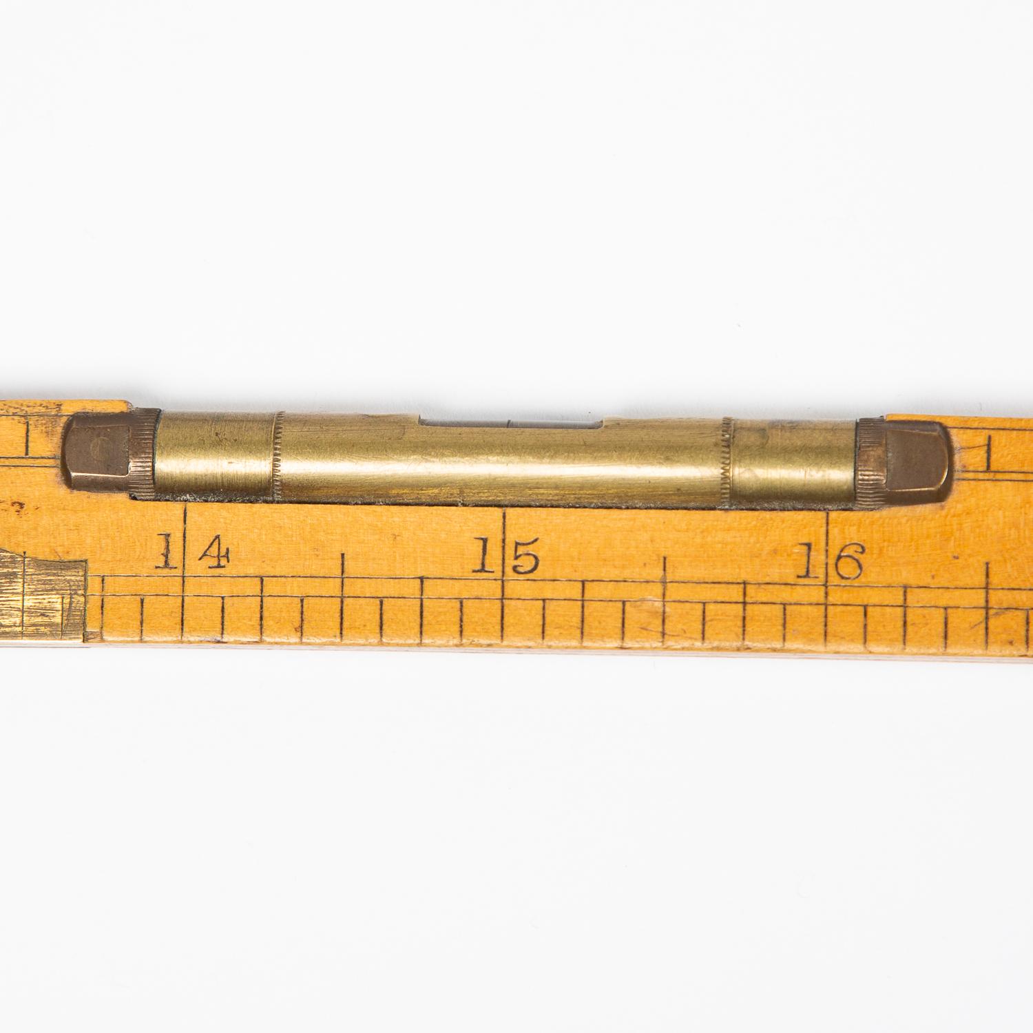 Four Fold Boxwood Rule by Edward Preston & Sons of Birmingham 1