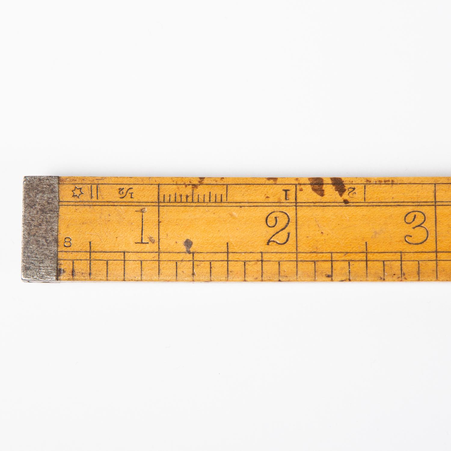 Four Fold Boxwood Rule by Edward Preston & Sons of Birmingham 3