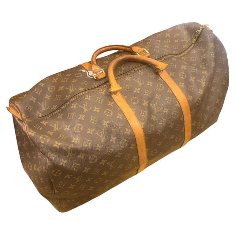 A 2000 Louis Vuitton Brown Monogram 60 cm Boston Bag Keepall  display picture 1