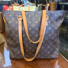 A 2000s Louis Vuitton Brown House's Signature Monogram Canvas Luco Tote Bag
