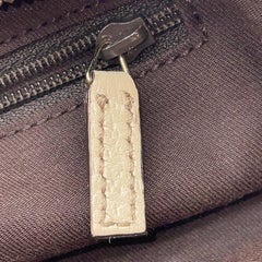 A 2006 Gucci Princy Sherry Line GG Canvas Shoulder Bag
