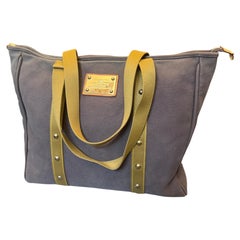 A 2006 Louis Vuitton Antigua Cabas Gm Brown Cotton Tote Bag