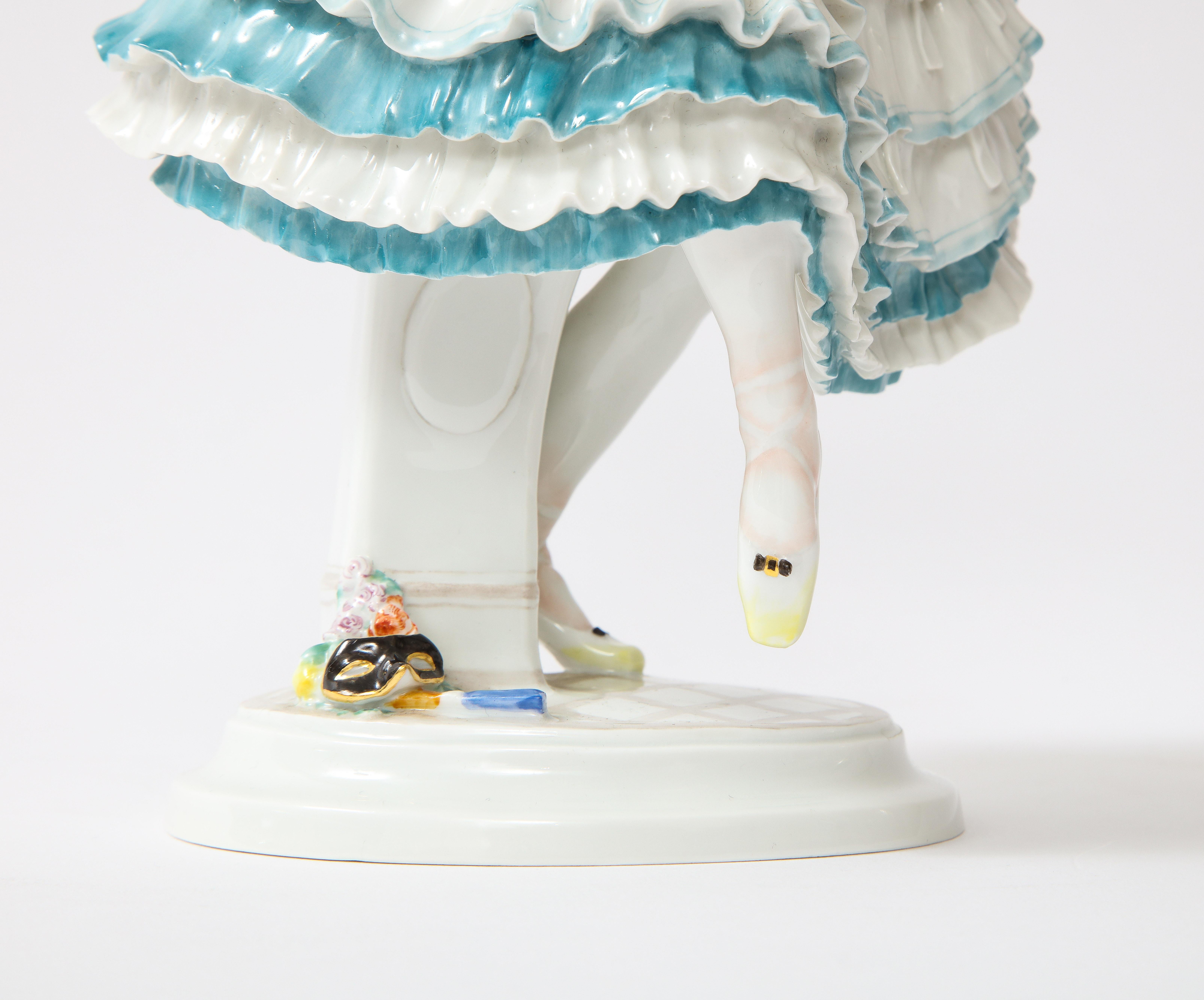 A 20th C. Meissen Ballet Dancer 