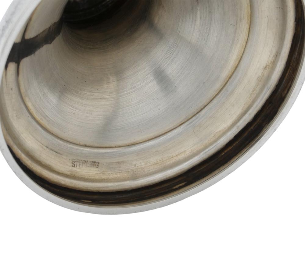 A 20th Century American Silver Kiddush Goblet In Good Condition For Sale In New York, NY