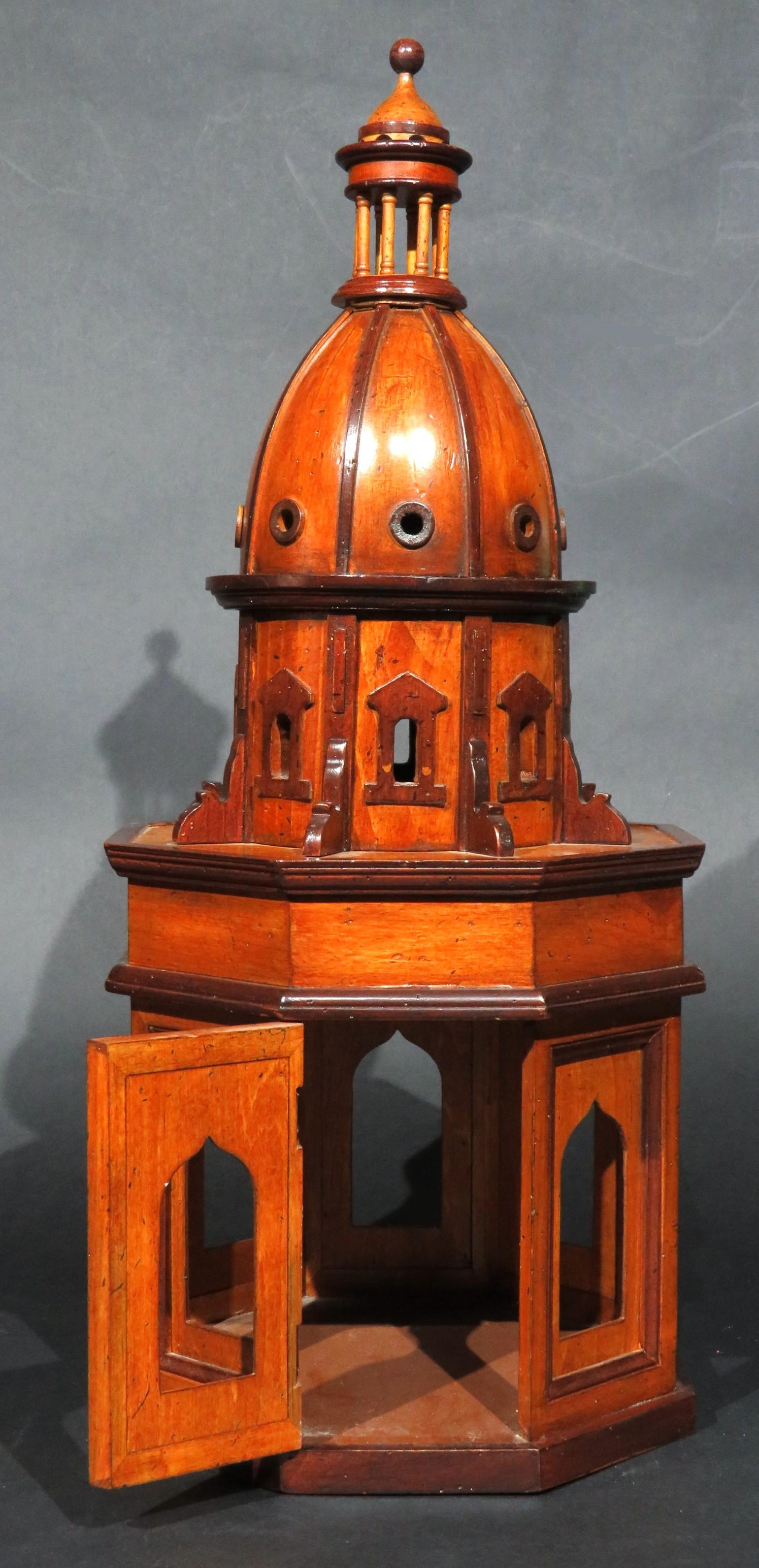 Hand-Crafted A 20th Century Architectural Wooden Model of a Renaissance Baptistry / Church For Sale