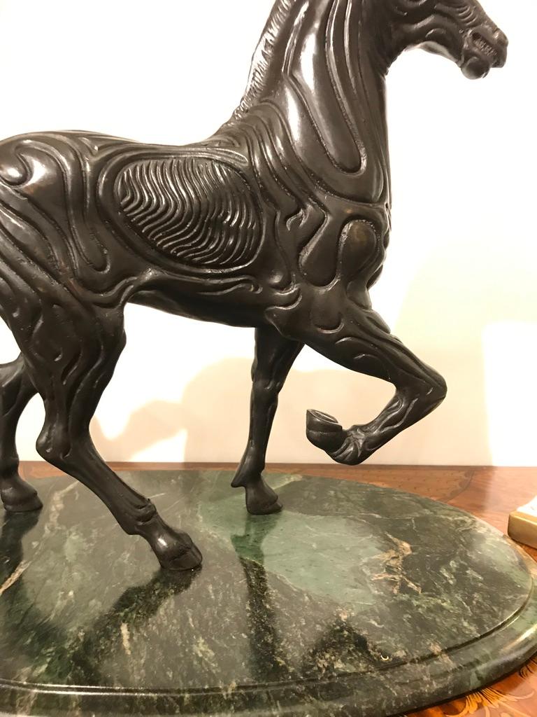 French 20th Century Bronze Horse For Sale