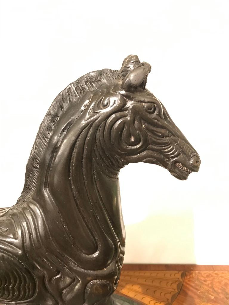 Cheval en bronze du XXe siècle Bon état - En vente à Southall, GB