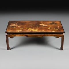 A 20th Century Brown Chinese Lacquer Coffee Table