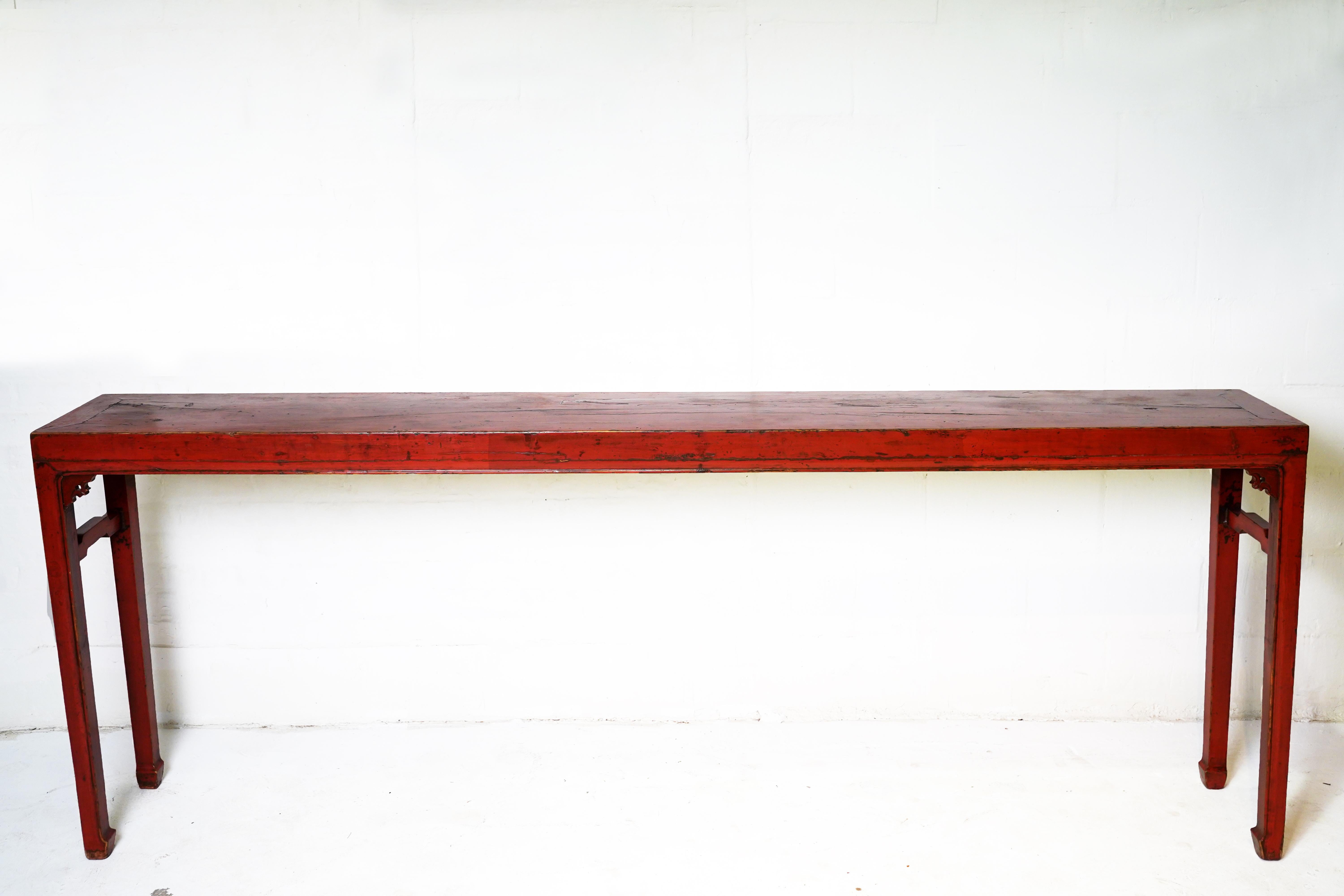 20th Century Chinese Narrow Altar Table 1