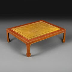 Tavolino da caffè di Mallett del XX secolo, dorato e dipinto a craquelure