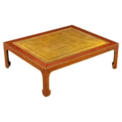 Tavolino da caffè di Mallett del XX secolo, dorato e dipinto a craquelure