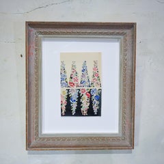 Una pintura al gouache del siglo XX - Raoul Dufy Diseño de flores para Bianchini Ferier Bianchini