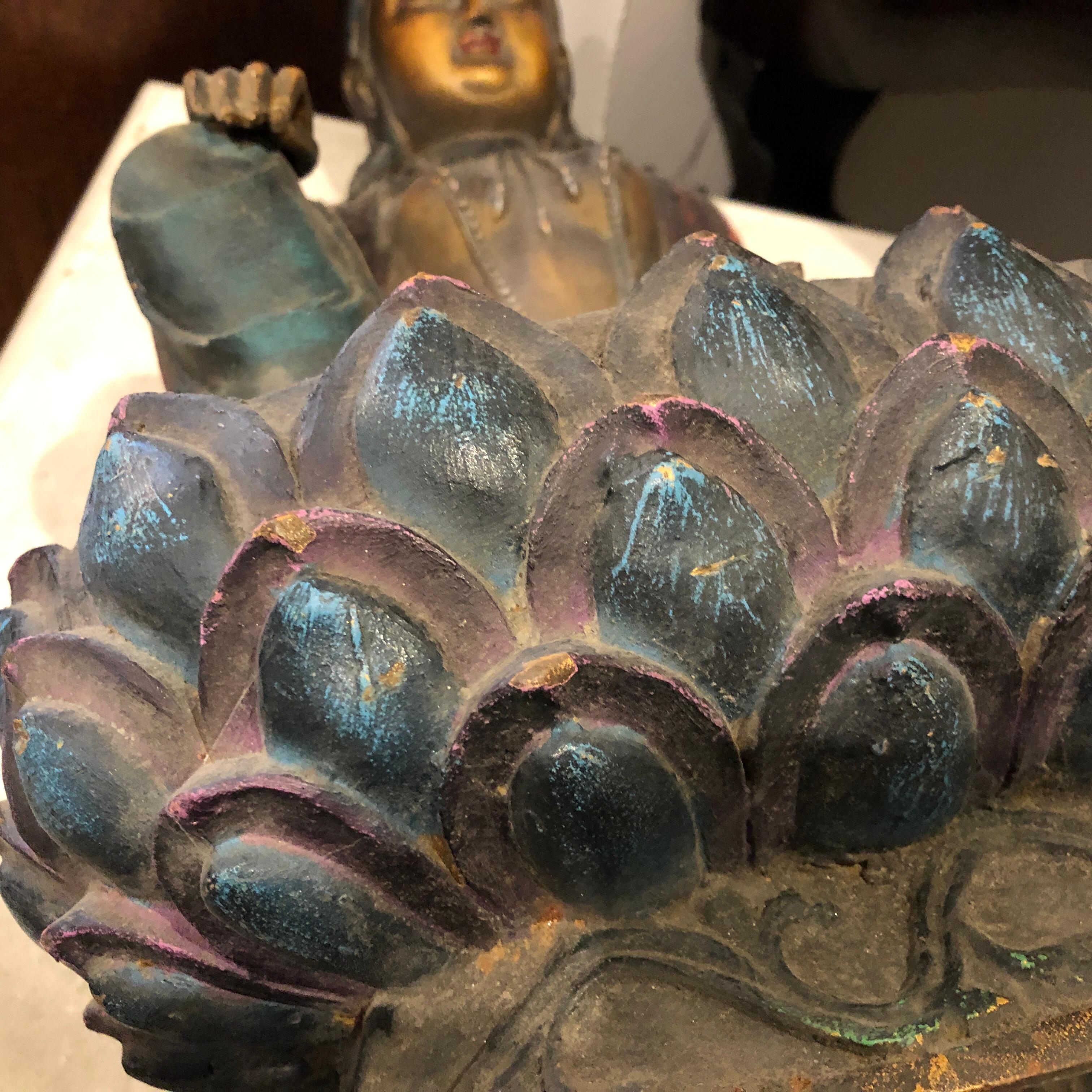 20th Century Hand-Painted Chinese Statue 6