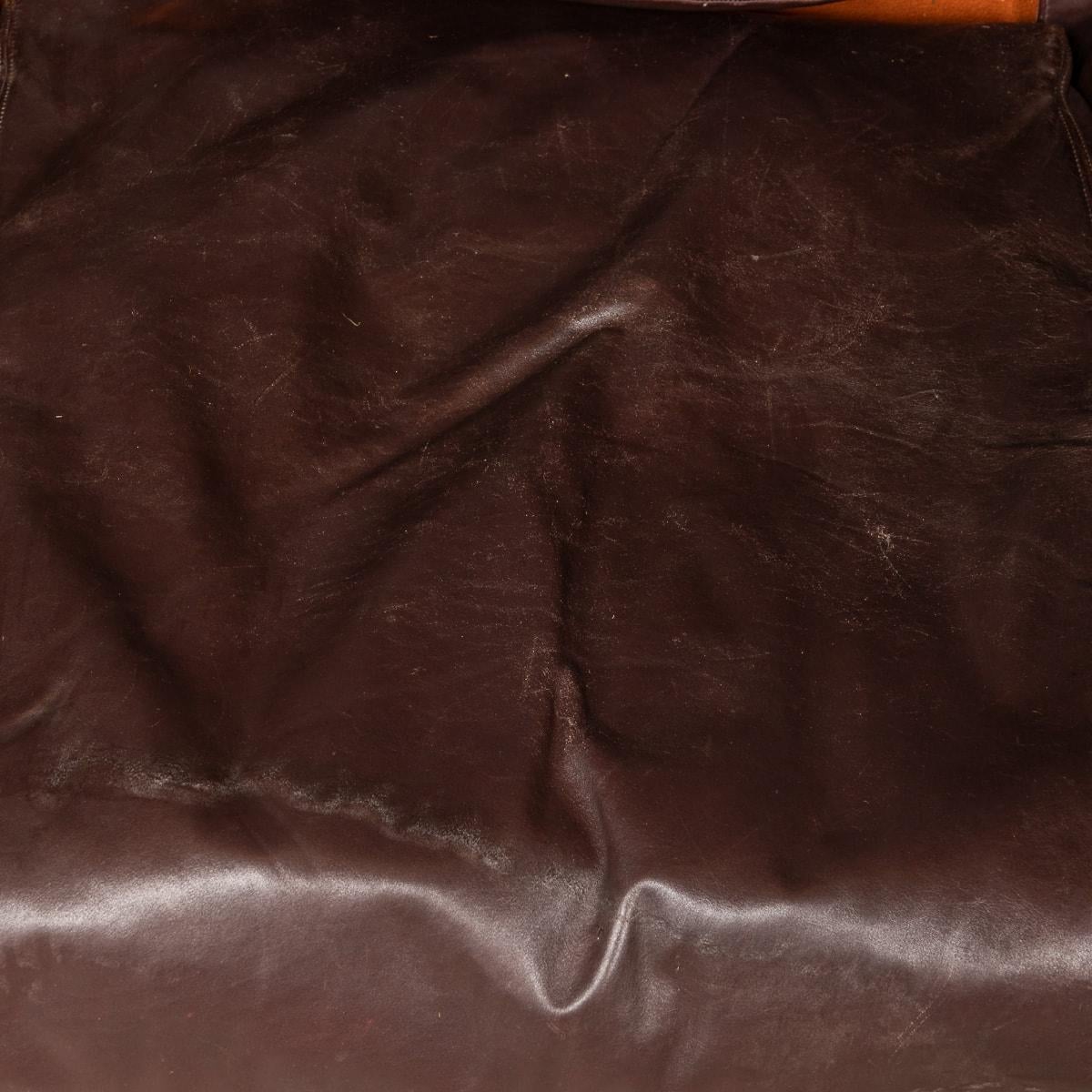 A 20th Century Italian Brown Leather Sofa By Gae Aulenti For Poltronova c.1962 For Sale 7
