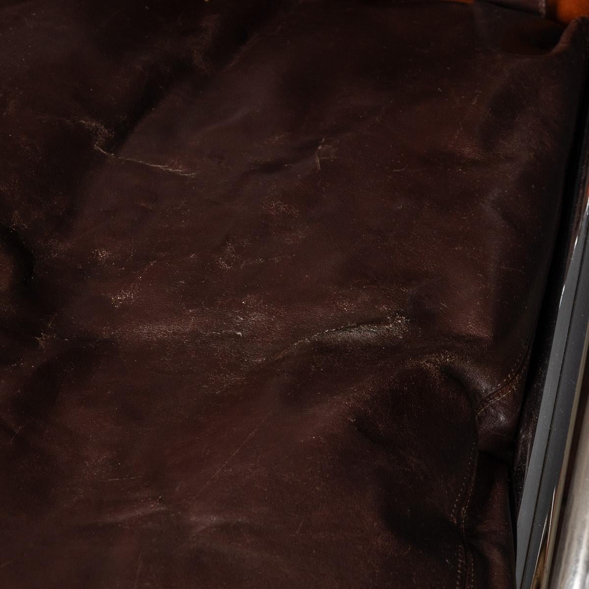 A 20th Century Italian Brown Leather Sofa By Gae Aulenti For Poltronova c.1962 For Sale 10
