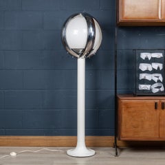 A 20th Century Italian "Space Age" Floor Lamp With Hand Blown Venetian Glass