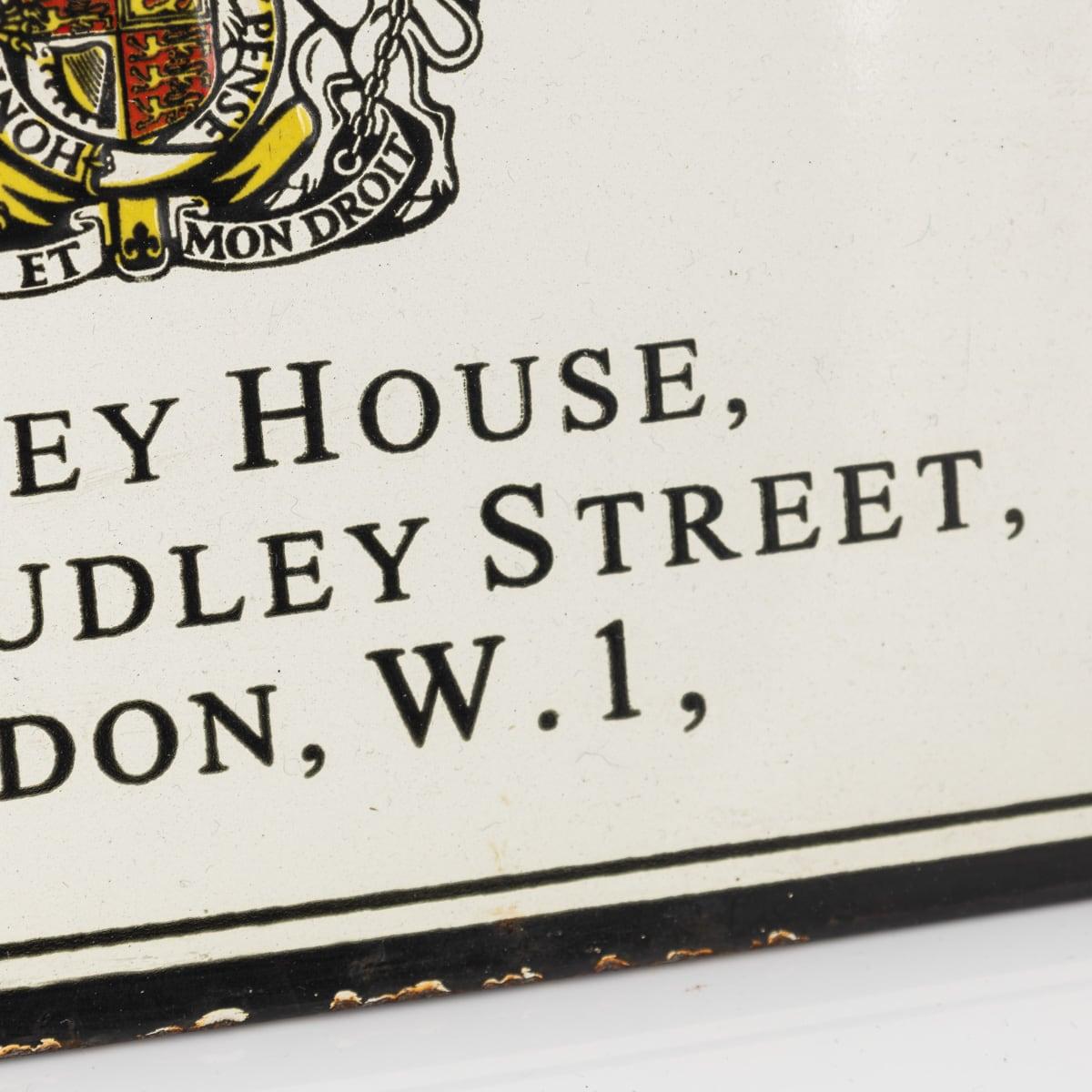 Emaille-Schild von James Purdey & Sons Ltd aus dem 20. Jahrhundert im Angebot 5