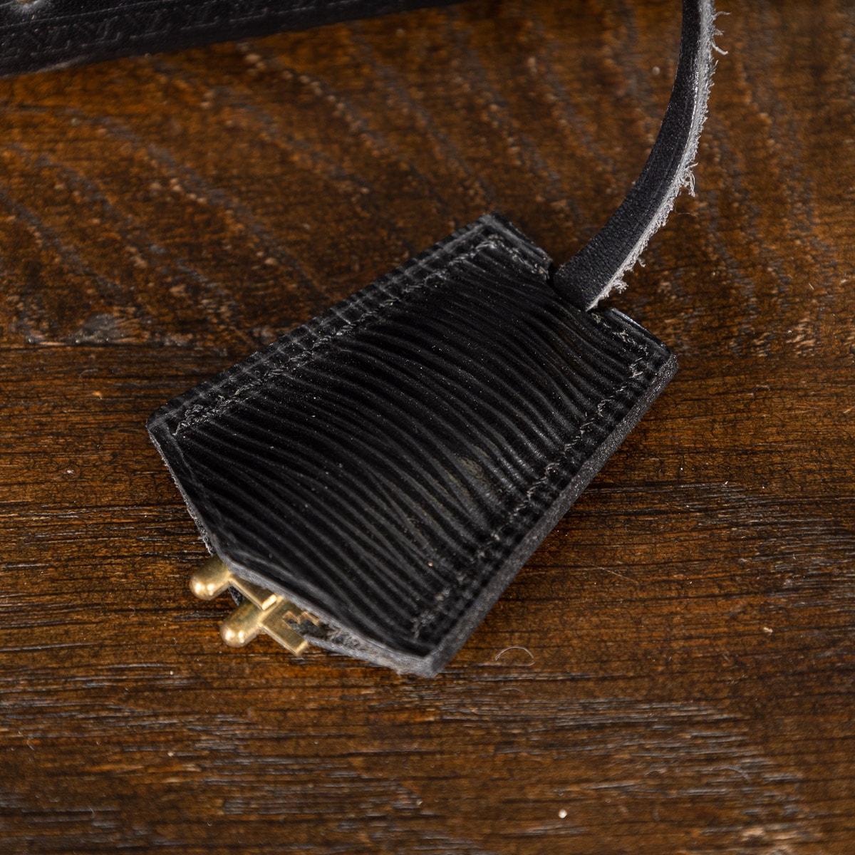 A 20th Century Louis Vuitton Briefcase Finished In Black Epi Leather, France For Sale 4