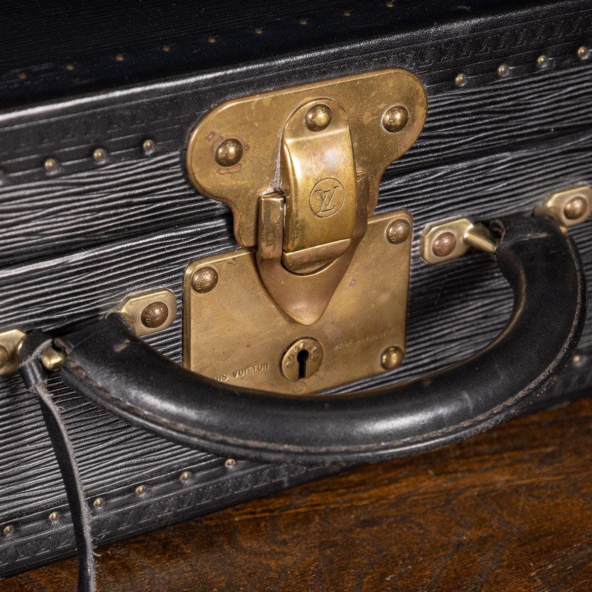 A 20th Century Louis Vuitton Briefcase Finished In Black Epi Leather, France For Sale 9