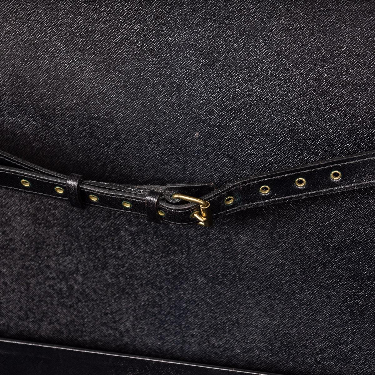 A 20th Century Louis Vuitton Briefcase Finished In Black Epi Leather, France For Sale 12